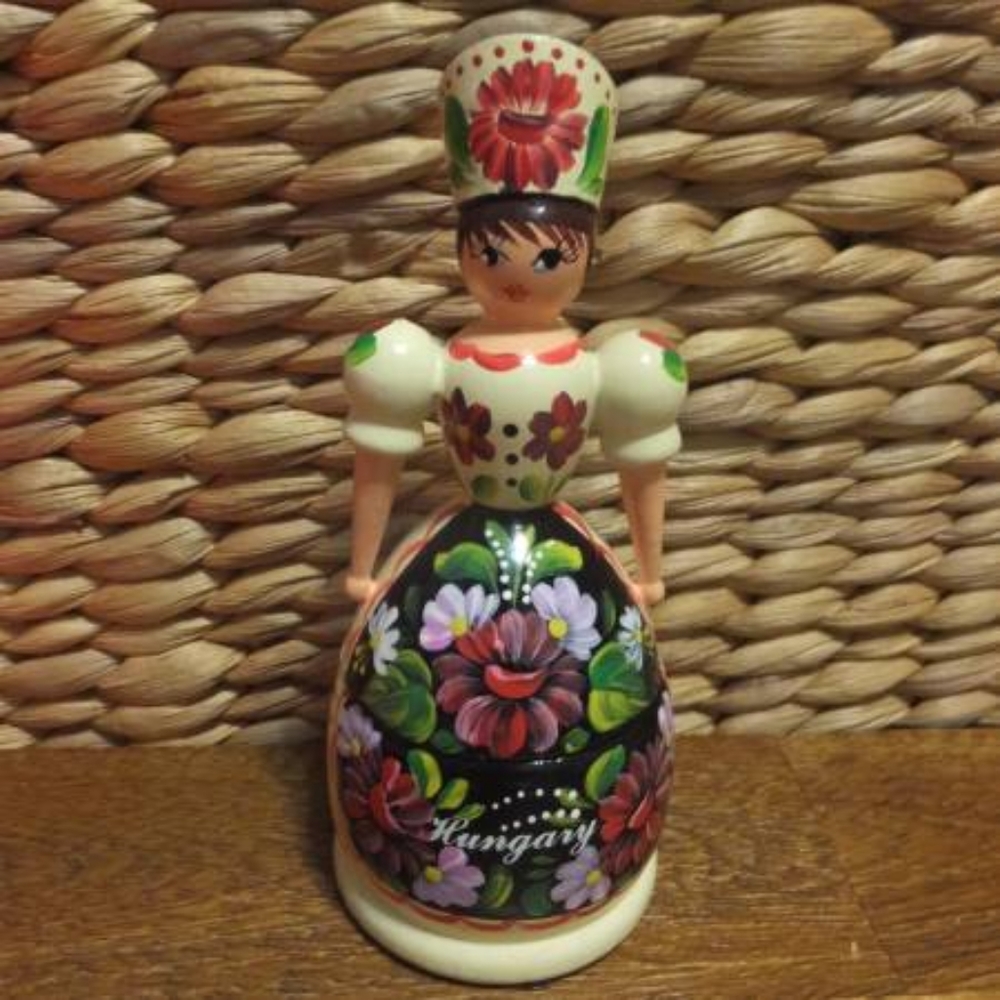 CROSS SOLD: Hungary Wooden Doll Keepsake Box